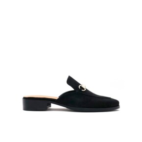 ALC002 Luce_Horsebit Black Suede