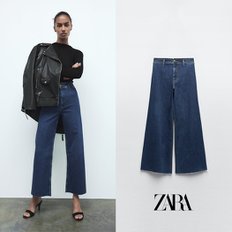 ZARA 자라 미드 블루 ZW 더마린 스트레이트 진 7513 251