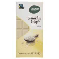  나투라타 Naturata 크런치 크리스프 화이트 초콜릿 100g