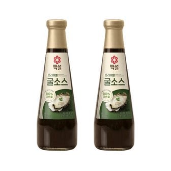  백설 남해 굴소스 500g x2개