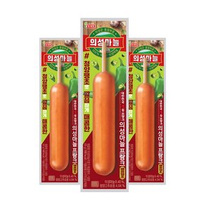 의성마늘 매콤땡초 프랑크 65g 꼬치 피시방 후랑크 캠핑 피시방 편의점 핫바 소시지