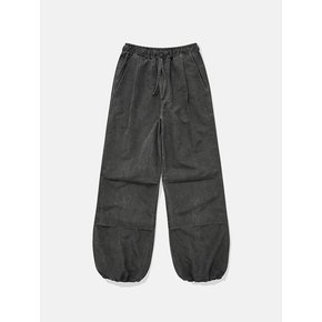 Pigment nylon pants / Black charcoal