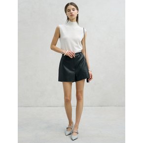 KIN LEATHER SHORT PANTS