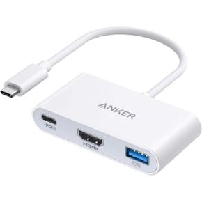 영국 앤커 허브 Anker USB C Hub PowerExpand 3in1 with 4K HDMI 100W Power Delivery 3.0 Data