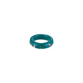 azura ring-teal blue
