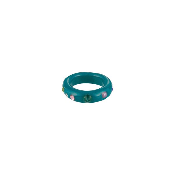 azura ring-teal blue