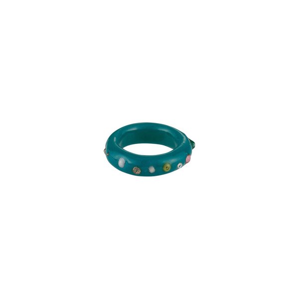 azura ring-teal blue