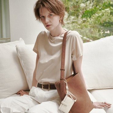 드메이커 Woody bucket bag-brown DF24OCMSB055