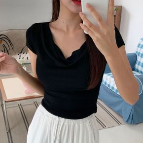 소피 드레이프 투웨이 셔링 크롭 반팔  3color _P373889763