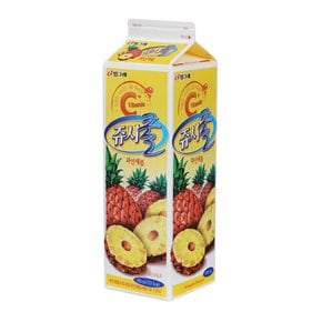 쥬시쿨(파인맛)930ml/빙그레총알배송
