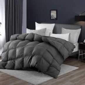 미국 구스다운 이불 Ousidan Goose Down and Feather Fiber Bedding Comforter Queen Size Soft