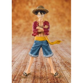 ZERO ONE PIECE 140 mm 피규어 밀짚모자의 루피(재판매판) 약 PVC&ABS제 도장이 끝난 가동