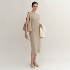 SS24 Belinda Dress Ash-Khaki