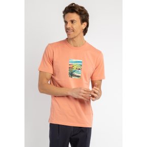 Short Sleeve T-Shirt CFWOTE0130MRUT29264397 Coral sand