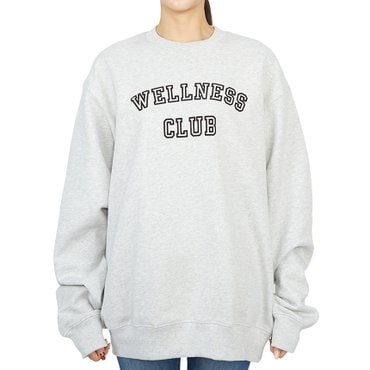 스포티앤리치 웰니스 클럽 기모 맨투맨 CR761HG HEATHER GREY (남여공용)