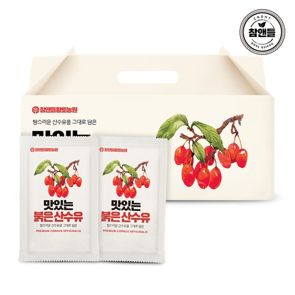 맛있는 붉은 산수유 건강즙 80ml 30포 2박스(총 60포)
