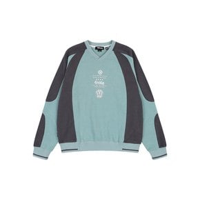 [스타필드 코엑스][골라] 남녀공용 COLOR BLOCK SWEAT SHIRTS [MINT]