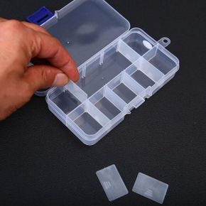 낚시 칸분리형 분리형식 10칸 DIY 다용도 소품 수납 케이스 태클박스 보관 정리 비즈 재료 부품 나사