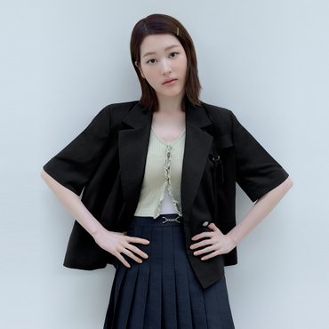 케네스레이디 테디모 더블 버튼 자켓(장다아 착용) ENJKPE6000