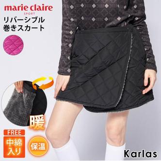  5840302 marie claire GOLF 마리크레일 골프웨어 레이디스 스커트 리버시블  CA3497531