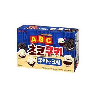  ABC 초코쿠키 쿠키앤크림 130g X18개