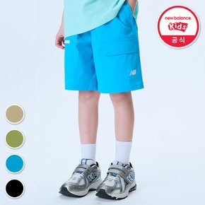 KIDS RIDER_4.5부 스트레치 아동 우븐 반바지 NK9VF2602U