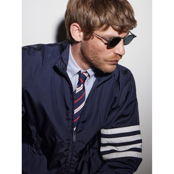 스퀘어 프레임 실버톤 티타늄 선글라스 46376663163121205