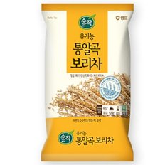  샘표 순작 볶은보리차 1kg 보리차 유기농 통 알곡