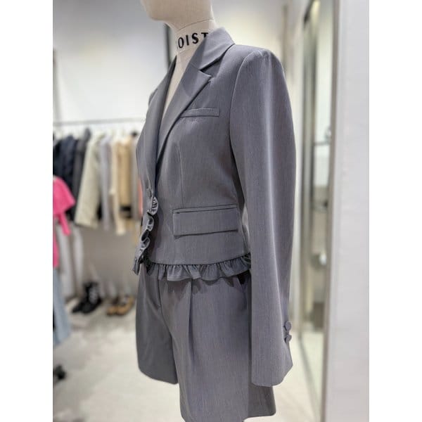 [여주점] 러플 배색 포인트 자켓 ES2JJ304