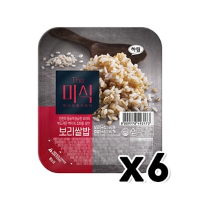 THE더미식 보리쌀밥 즉석밥 180g x 6개