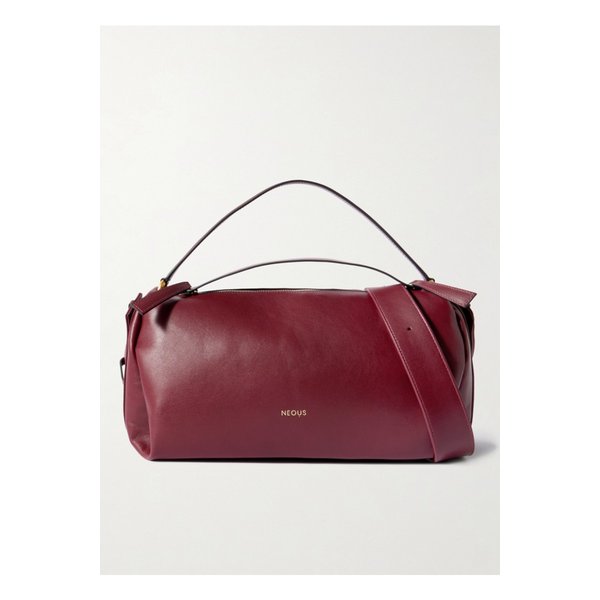 스콜피어스 가죽 토트 버건디 46376663162938459