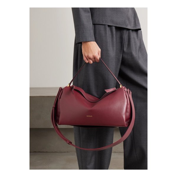 스콜피어스 가죽 토트 버건디 46376663162938459