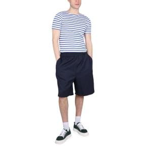 BERMUDA WITH ELASTIC Shorts HSO302_PL0012491 BLUE