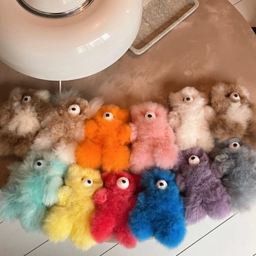 그레이맨션 베르제르 알파카 베어 키링  Bergere Sustainable Alpaca Bear