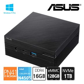 에이수스 ASUS PN41-S1-BC243AV N4505 Win11 16GB 128GB NVMe1TB