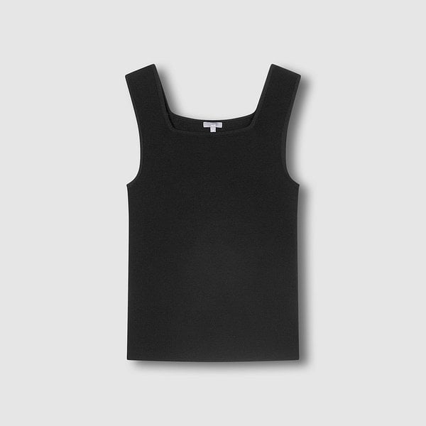 여 강연 스퀘어넥 민소매 니트 J116202730099