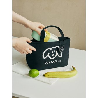 써모스 이나피스퀘어 심플 데일리 보냉백 RFF-004KC 4L 도시락가방