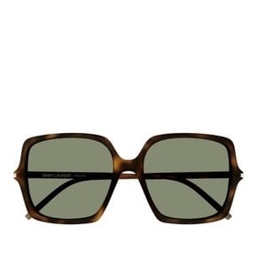 [해외배송] 생로랑 여성 선글라스 SL 591 002 HAVANA HAVANA GREEN