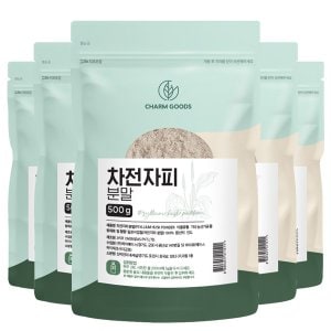 참굿즈 식이섬유 차전자피 분말 500g 5팩