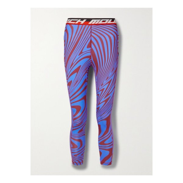 아즈텍 마운틴 Next To Skin Printed Stretch-jersey Leggings 블루 43769801098530506