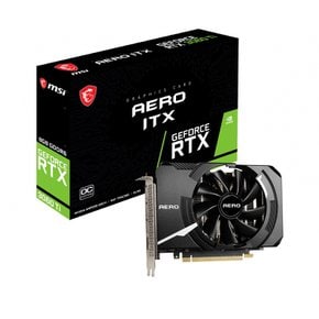 MSI 지포스 GeForce RTX 3060 Ti AERO ITX 8G OC LHR 그래픽 보드 VD7849