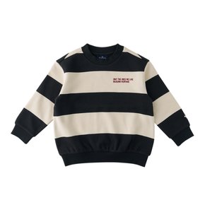 24C25-334-01(BK)럭비STRIPE스웨트셔츠