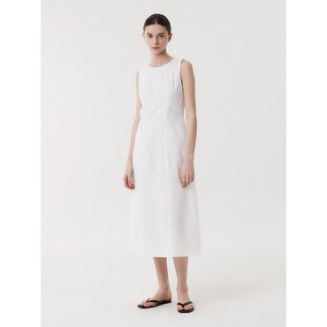 이아(EAAH) RAYE SLEEVELESS DRESS (WHITE)