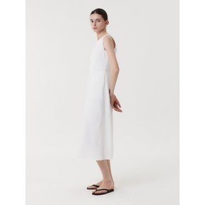 RAYE SLEEVELESS DRESS (WHITE)