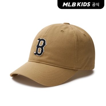 MLB키즈 (공식)24SS 베이직 뉴커버 볼캡 BOS (Beige)