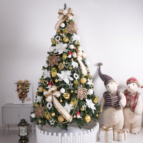 크리스마스 트리 나무 장식 풀세트 고급 비드유니크 PVC 250cm (양면) 대형 소품 용품 매장 데코