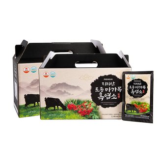 지니트레저 지리산 토종 마가목 흑염소진액 30포 2박스