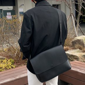 남자 남성 데일리 블랙 똑딱이 숄더 기본 크로스백 BCB301