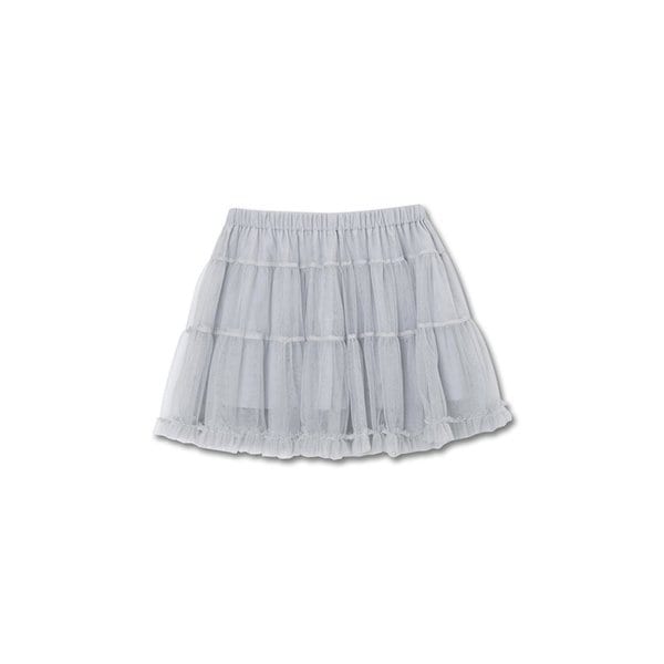 SHA FRILL MINI SKIRT GREY