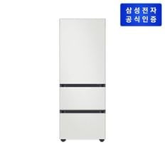 삼성 [쓱설치]BESPOKE 김치플러스 3도어 키친핏 김치냉장고 313L[RQ33DB74D201]